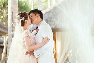 16点30的巴厘岛婚礼照片 婚纱摄影 旅行结婚 婚庆策划公司 蜜月时光海外婚礼